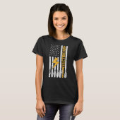 Electrical USA Flag Electricity Worker Lineman Gr T-Shirt (Vorne ganz)