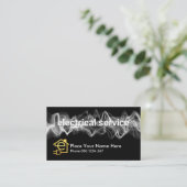 Electrical Wave Lightning Charge Visitenkarte (Stehend Vorderseite)