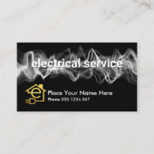 Electrical Wave Lightning Charge Visitenkarte (Vorderseite)