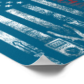 Electrician American Flag Funny Electricians Tools Poster (Ecke)