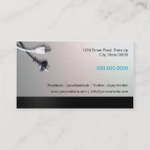 Electrician Business card Visitenkarte (Rückseite)