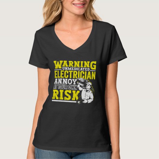 Electrician Dad Apparel Electric Lineman for Men   T-Shirt (Vorderseite)