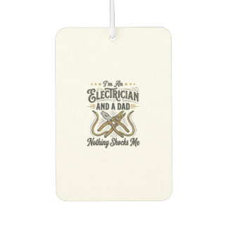 Electrician Dad Nothing Shocks Me Vintage Shirt De Autolufterfrischer