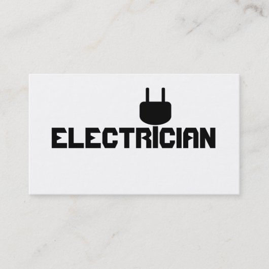 Electrician Electric Company Visitenkarte (Vorderseite)