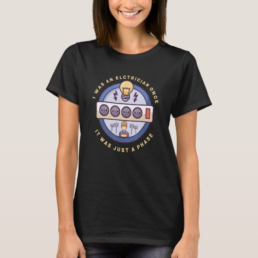 Electrician Electrical Engineer Lineman Electrical T-Shirt (Vorderseite)