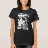 Electrician Electrical Lineman Construction Elec T-Shirt (Vorderseite)