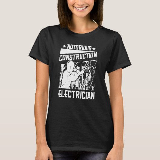 Electrician Electrical Lineman Construction Elec T-Shirt (Vorderseite)