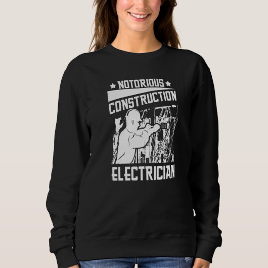 Electrician Electrical Lineman Construction Elect Sweatshirt (Vorderseite)