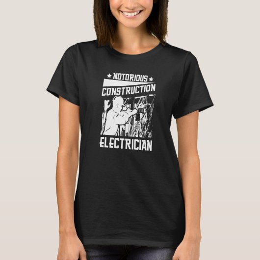 Electrician Electrical Lineman Construction Elect T-Shirt (Vorderseite)