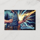 Electrician Electrical Service  Visitenkarte (Vorderseite)