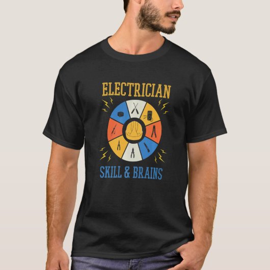 Electrician Electro Craftsman Engineer Voltage T-Shirt (Vorderseite)