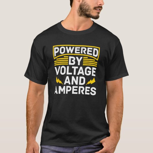 Electrician Engineer Lineman Construction Electric T-Shirt (Vorderseite)