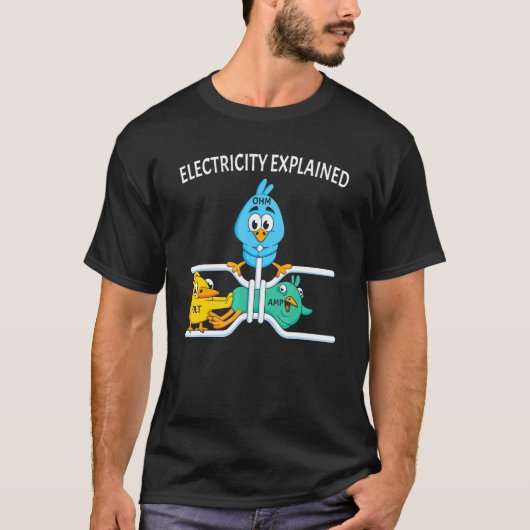 Electrician For Men Women Electricity Engineer Ner T-Shirt (Vorderseite)