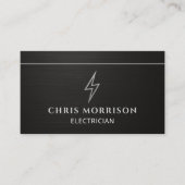 Electrician Industrial Metallic Contractor Visitenkarte (Vorderseite)