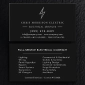 Electrician – Modern Electric Company Visitenkarte