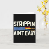 Electrician N Ain't Easy Dad Grandpa Papa Fathers  Karte (Gelbe Blume)