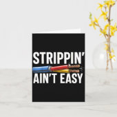 Electrician N Ain't Easy Funny Dad Fathers Day  Karte (Gelbe Blume)