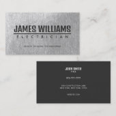 Electrician Slogans Business Cards Visitenkarte (Vorne/Hinten)