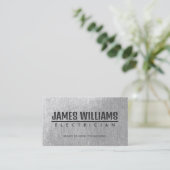 Electrician Slogans Business Cards Visitenkarte (Stehend Vorderseite)