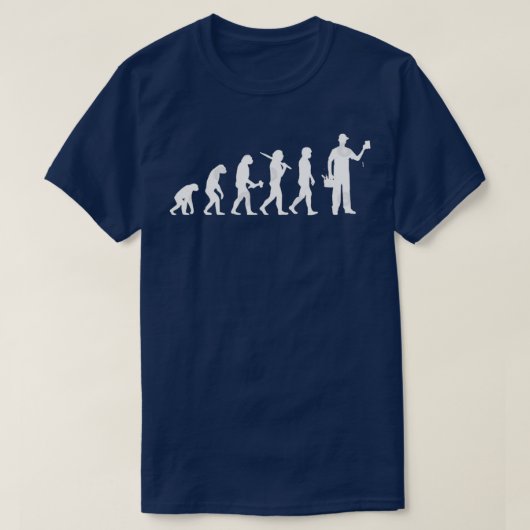 Electrician Sparky Evolution Darwin Geschenk vorha T-Shirt (Design vorne)