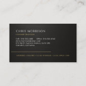 Electrician Visitenkarte (Rückseite)