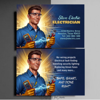 Electrician visitenkarte