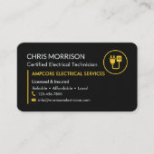 Electrician Visitenkarte (Vorderseite)
