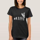 Electrician Worker Evolution Electricity & Worker T-Shirt (Vorderseite)