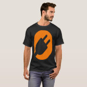 Electricians craft socket idea for Father's Day T-Shirt (Vorne ganz)