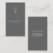 Electricista - Elektriker Visitenkarte (Vorne/Hinten)