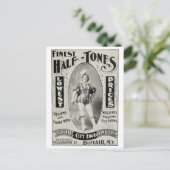 "Electricity City Graving Advertisement" Postkarte (Stehend Vorderseite)