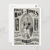 "Electricity City Graving Advertisement" Postkarte (Vorne/Hinten)