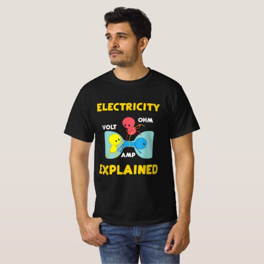 Electricity Explained T-Shirt (Vorne ganz)