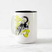 Electrifying Thunder Cat Soccer Mug Zweifarbige Tasse (Vorderseite Links)