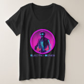 Electro Bones Große Größe T-Shirt (Design vorne)