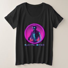 Electro Bones Große Größe T-Shirt