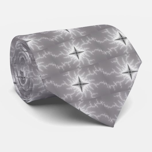Electro - Kunst des Fraktals Krawatte (Gerollt)