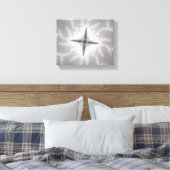 Electro - Kunst des Fraktals Leinwanddruck (Insitu (Schlafzimmer))