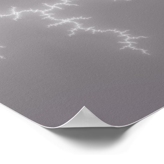 Electro - Kunst des Fraktals Poster (Ecke)