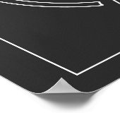 Electro Maze 90er Techno T-Shirt Poster (Ecke)
