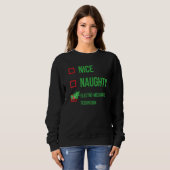 Electro Mechaniker Funny Pajama Christm Sweatshirt (Vorne ganz)