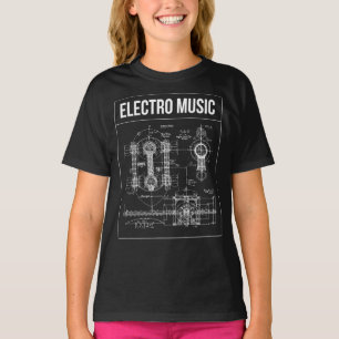 Electro-Musik-Plakatdesign T-Shirt