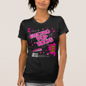 Electro-Pop-Felsen-Süßigkeits-Rosa-T - Shirt (Vorderseite)