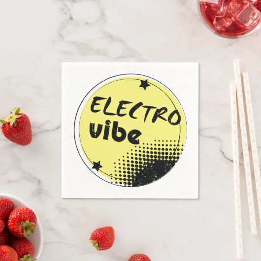 Electro Vibe Paper Napkins Serviette (Beispiel)