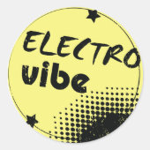 Electro Vibe Stickers (Vorderseite)