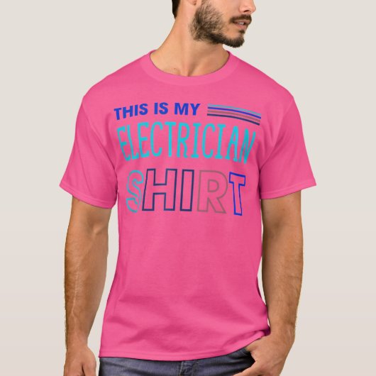 Electro Worker Craftsman Electrician Voltage T-Shirt (Vorderseite)