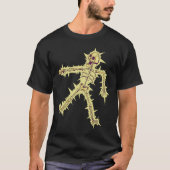 Electrocuted Skeleton Halloween T-Shirt (Vorderseite)
