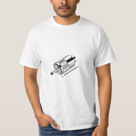 Electrodesign - klassisches PL259 T-Shirt (Vorderseite)