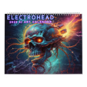 Electrohead AI Art Kalender (Titelbild)