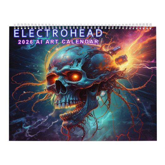 Electrohead AI Art Kalender (Titelbild)